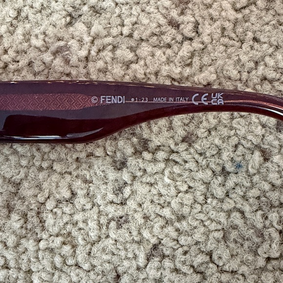 Fendi Oversized Square Sunglasses in Dark Brown Gradient main image 12